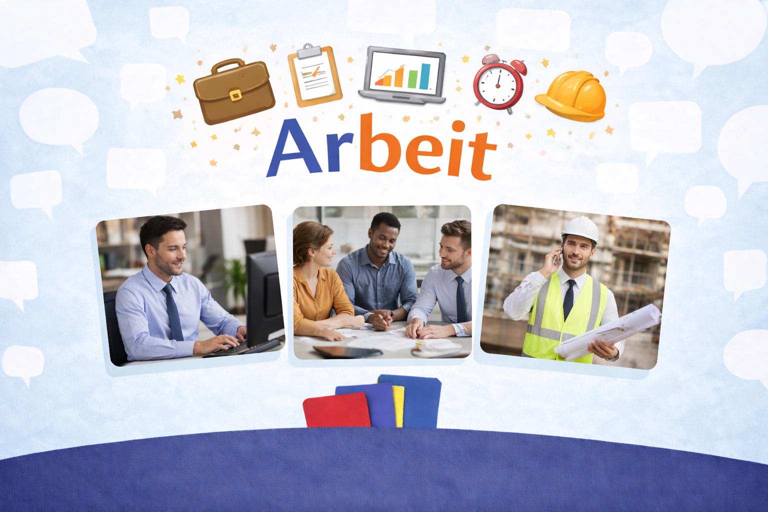 Arbeit – Englischkurs bei Sprachregen