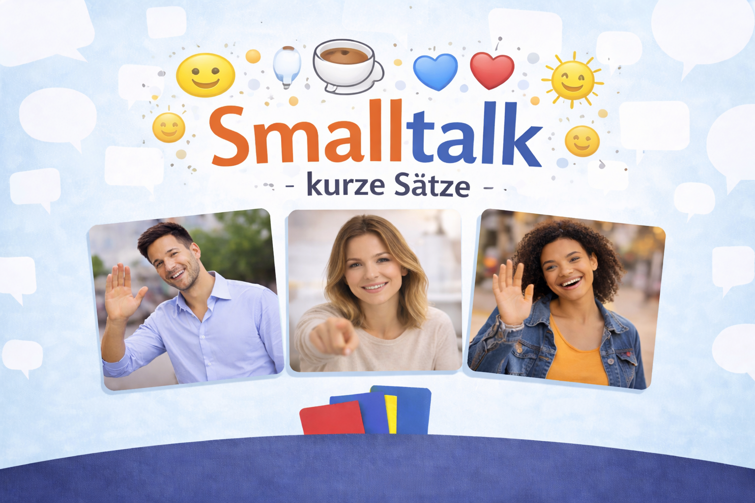 Smalltalk – Englischkurs bei Sprachregen