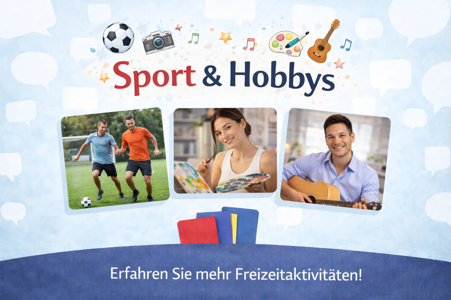 Sport & Hobbys – Englischkurs bei Sprachregen
