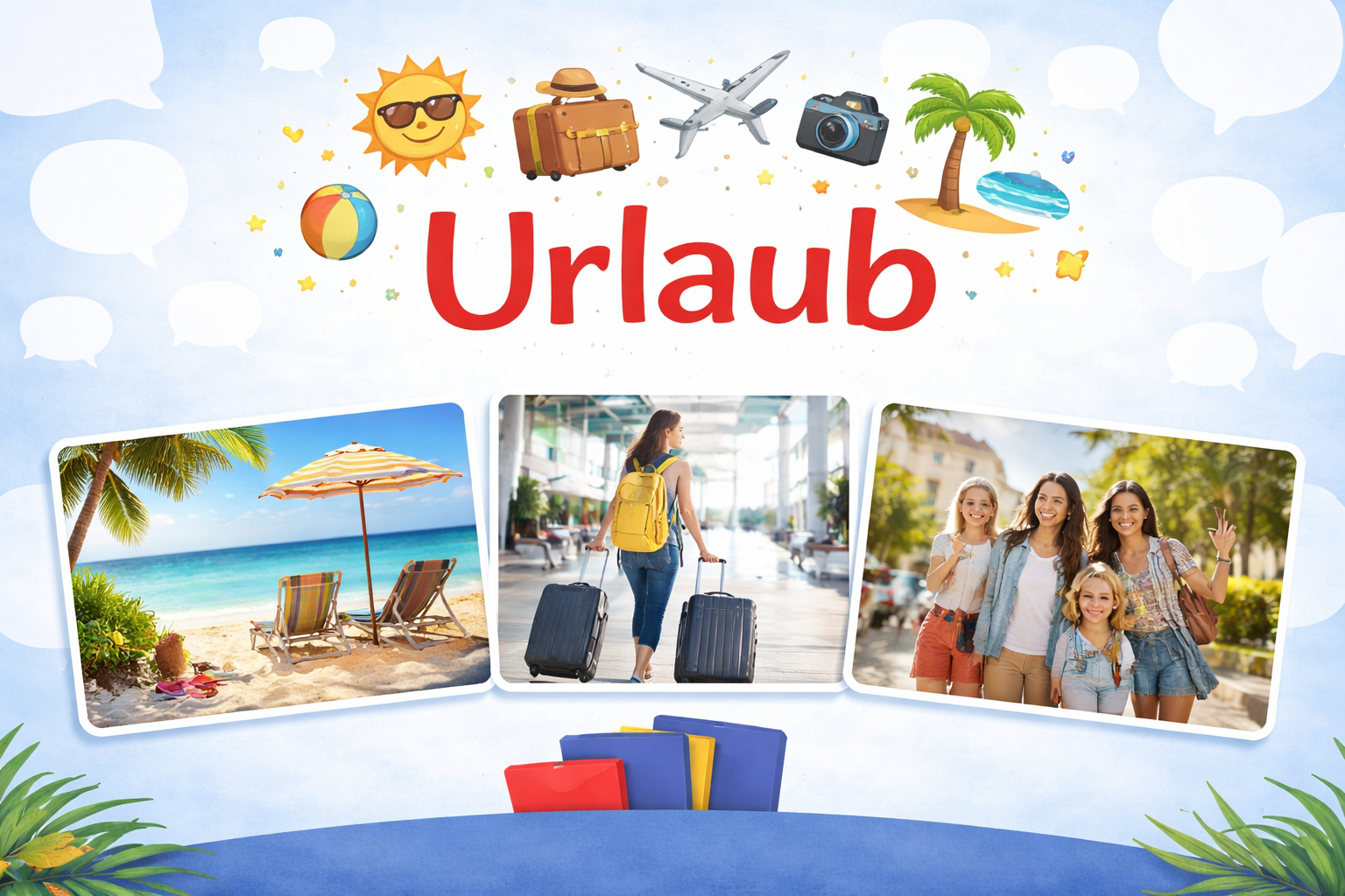 Urlaub – Englischkurs bei Sprachregen