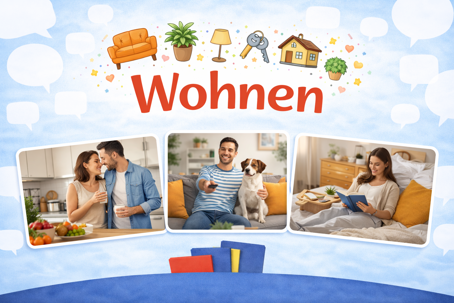 Wohnen – Englischkurs bei Sprachregen