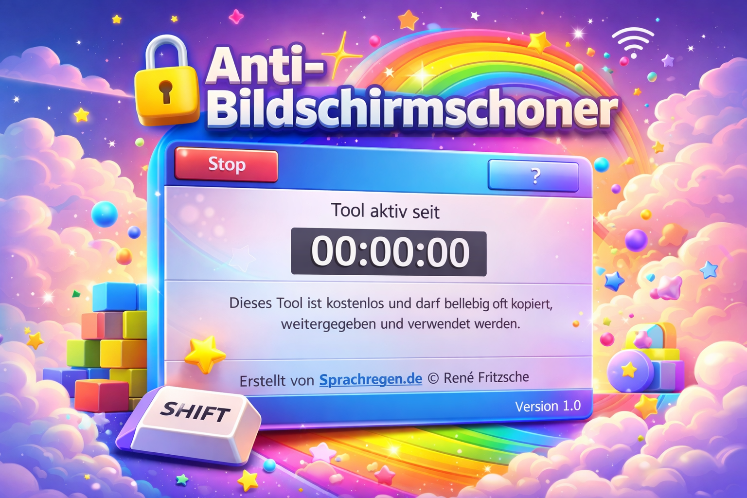 Anti-Bildschirmschoner – Aktivitäts-Simulator für Windows