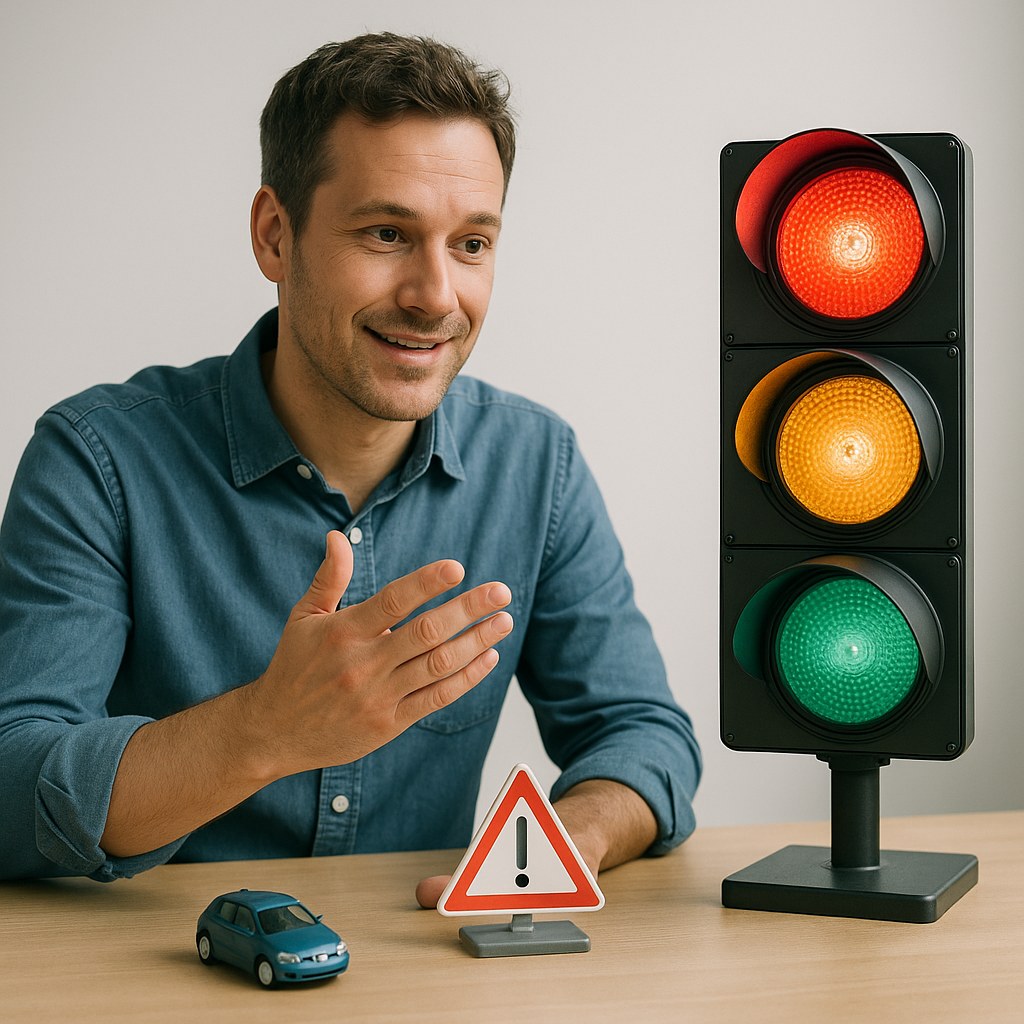 Ampel – traffic light Bild