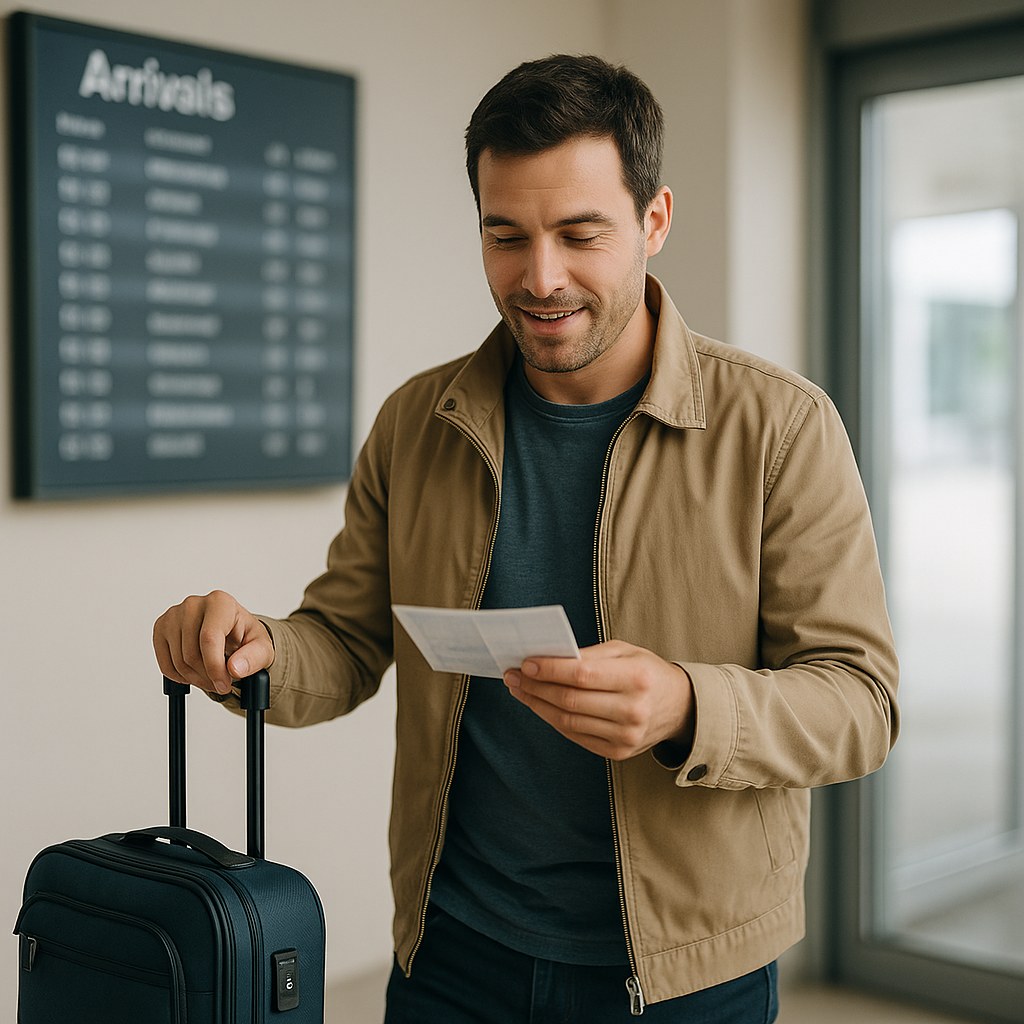 Ankunft – arrival Bild