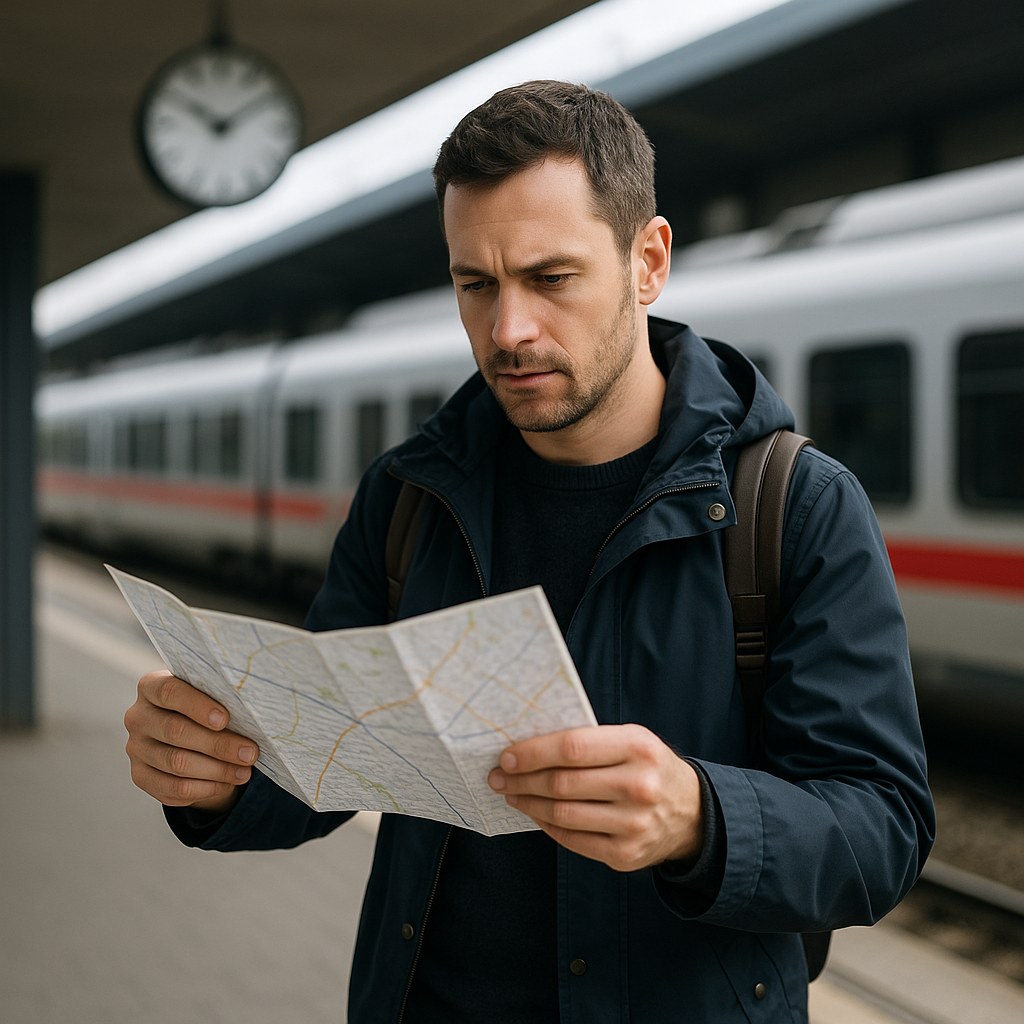 Bahnhof – station Bild