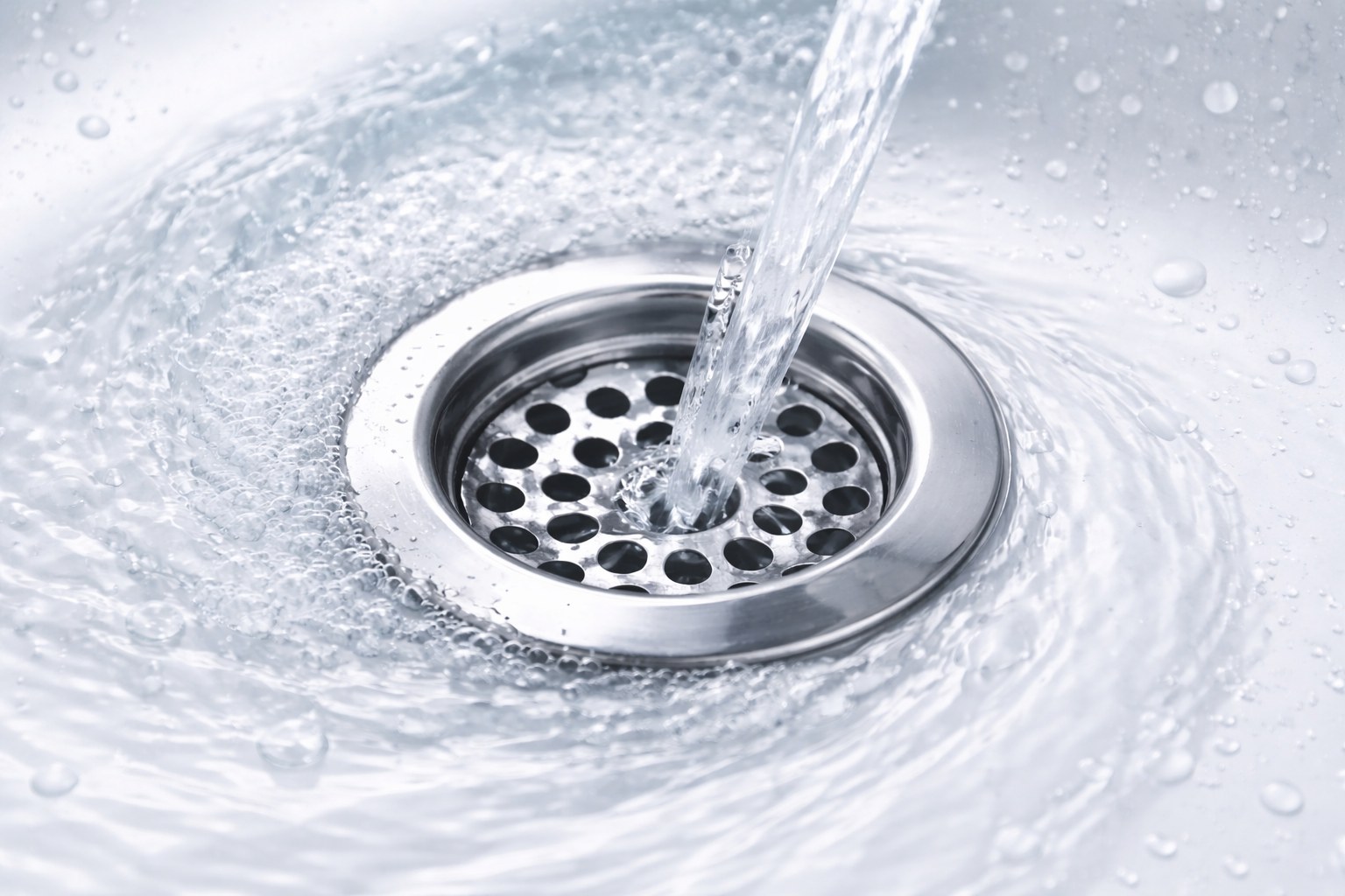 Abfluss – drain Bild