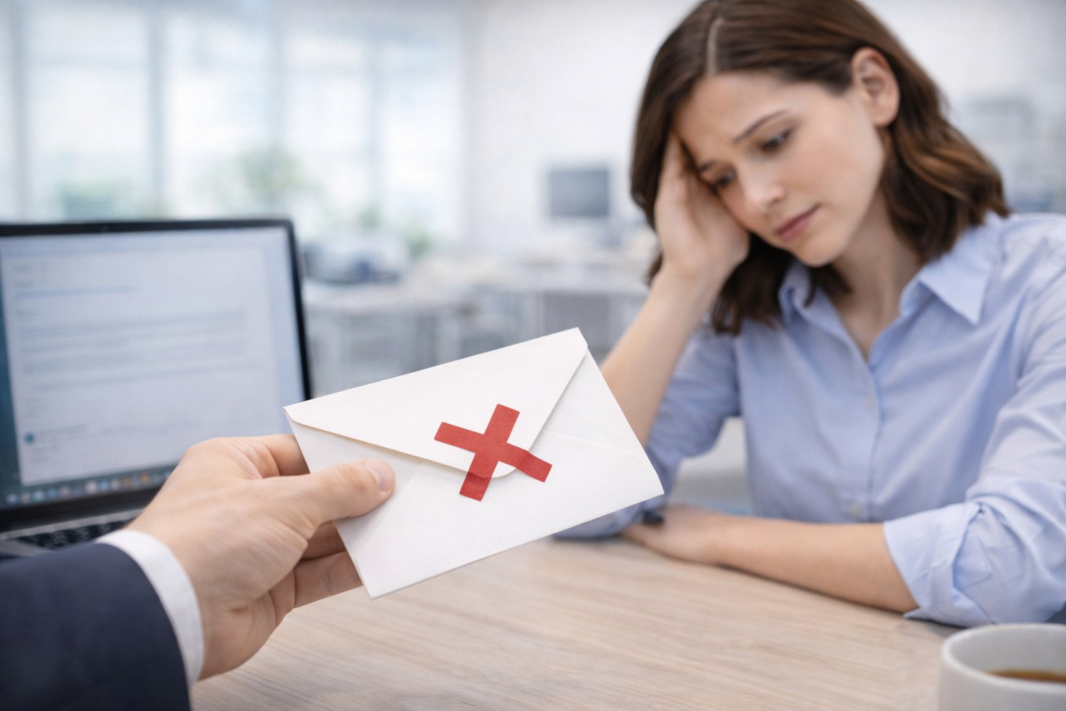 Absage – rejection Bild