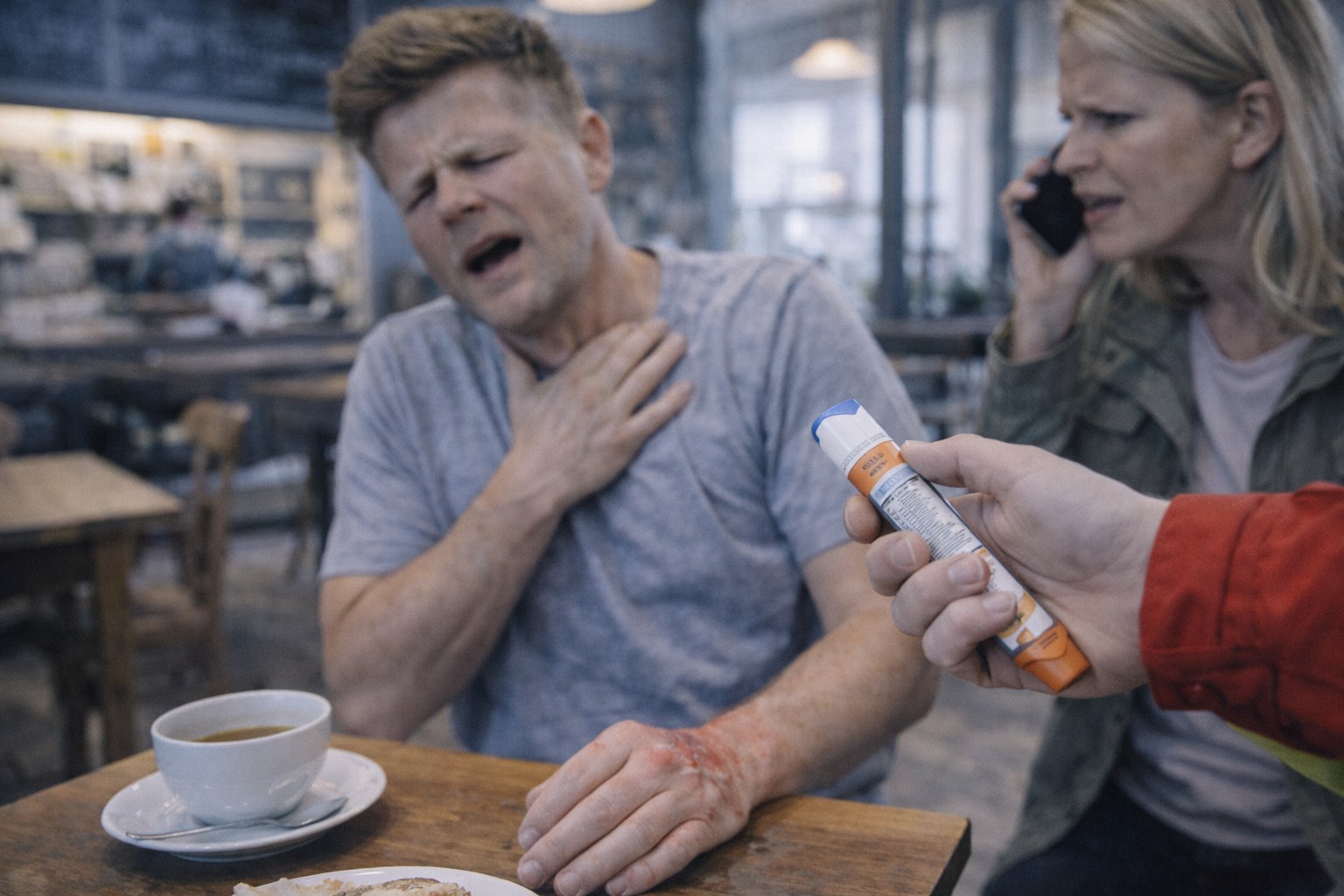 Allergischer Schock – anaphylactic shock Bild