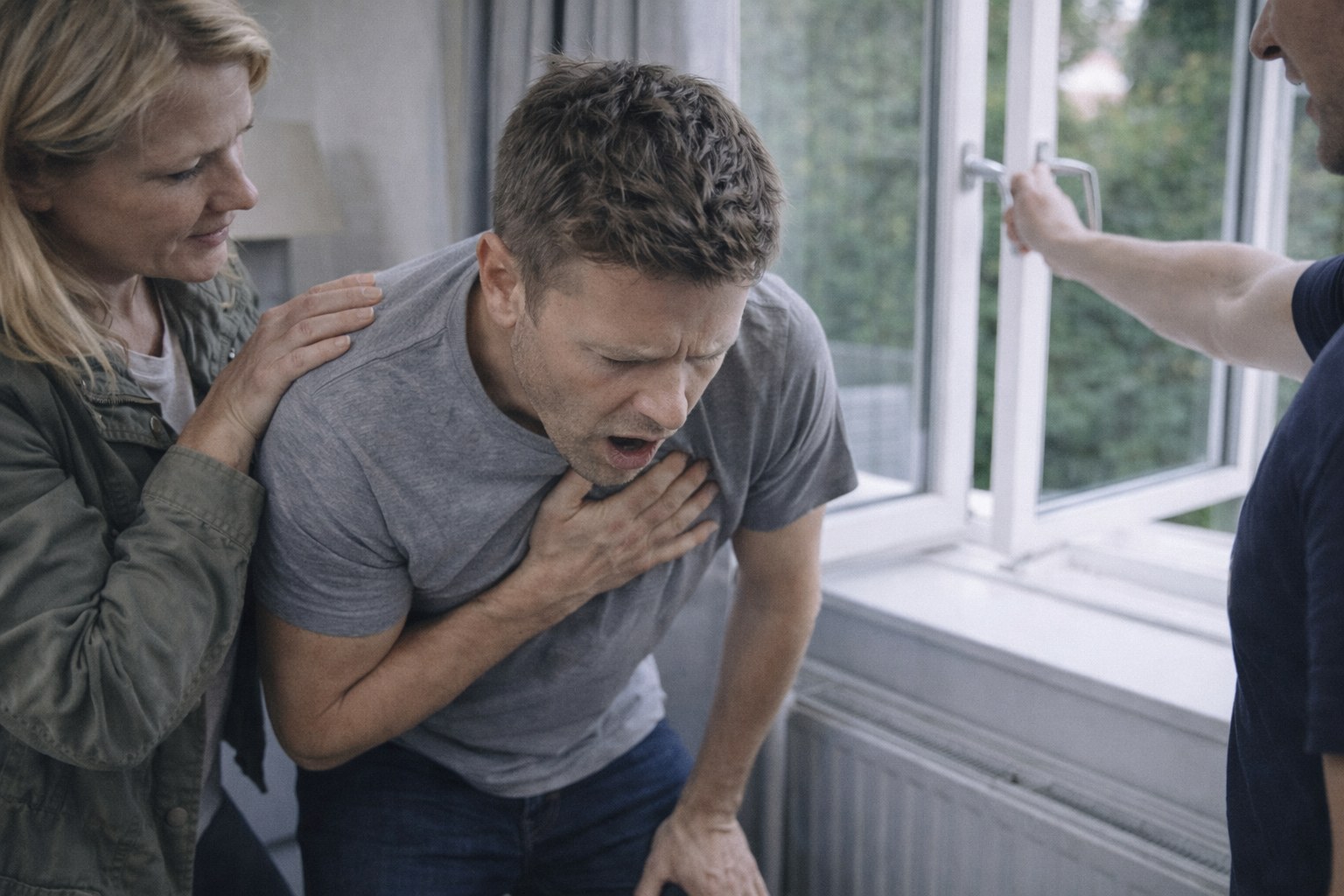 Atemnot – shortness of breath Bild