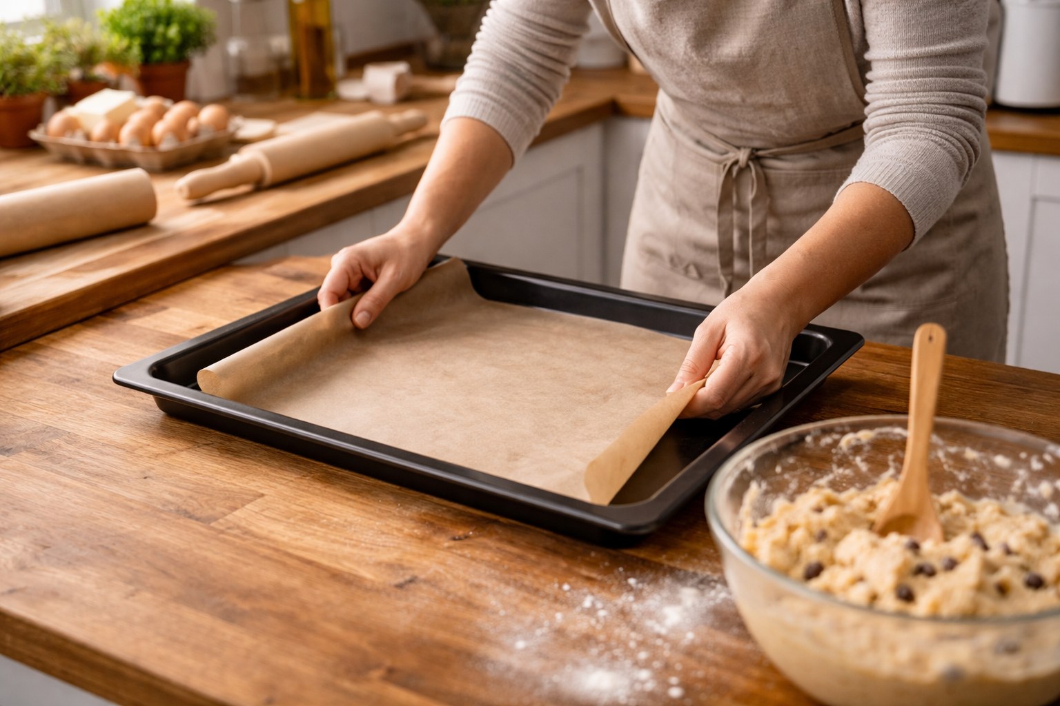 Backpapier – baking paper Bild