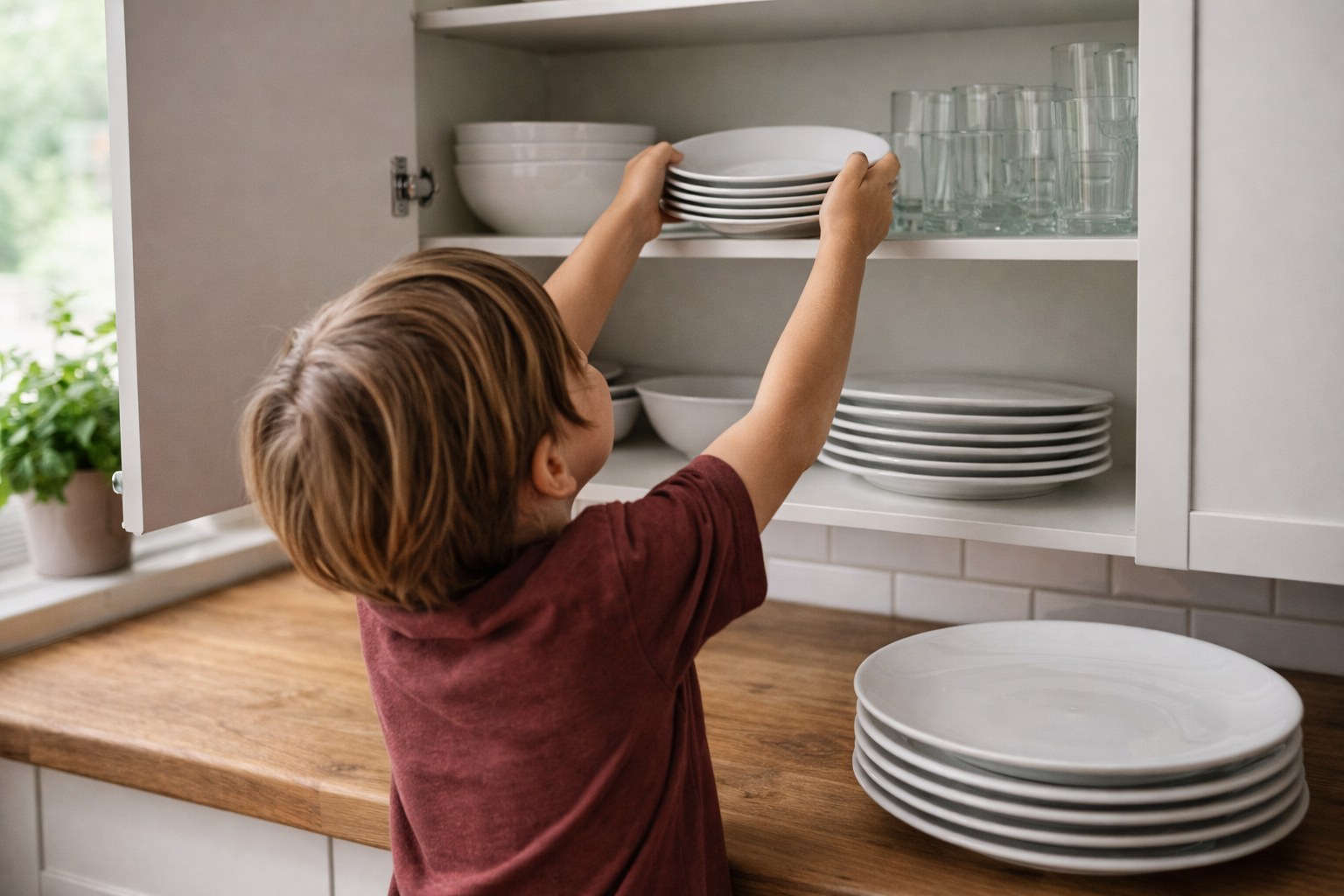 Aufräumen – to tidy up Bild