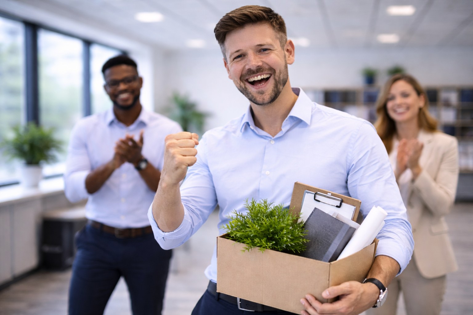 Aufstieg – career advancement Bild