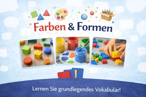 Farben & Formen – Englischkurs bei Sprachregen