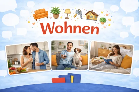 Wohnen – Englischkurs bei Sprachregen