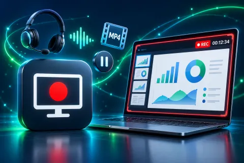 Schulungsaufnahme – Bildschirmaufnahme mit Ton kostenlos für Windows – Vorschau 1
